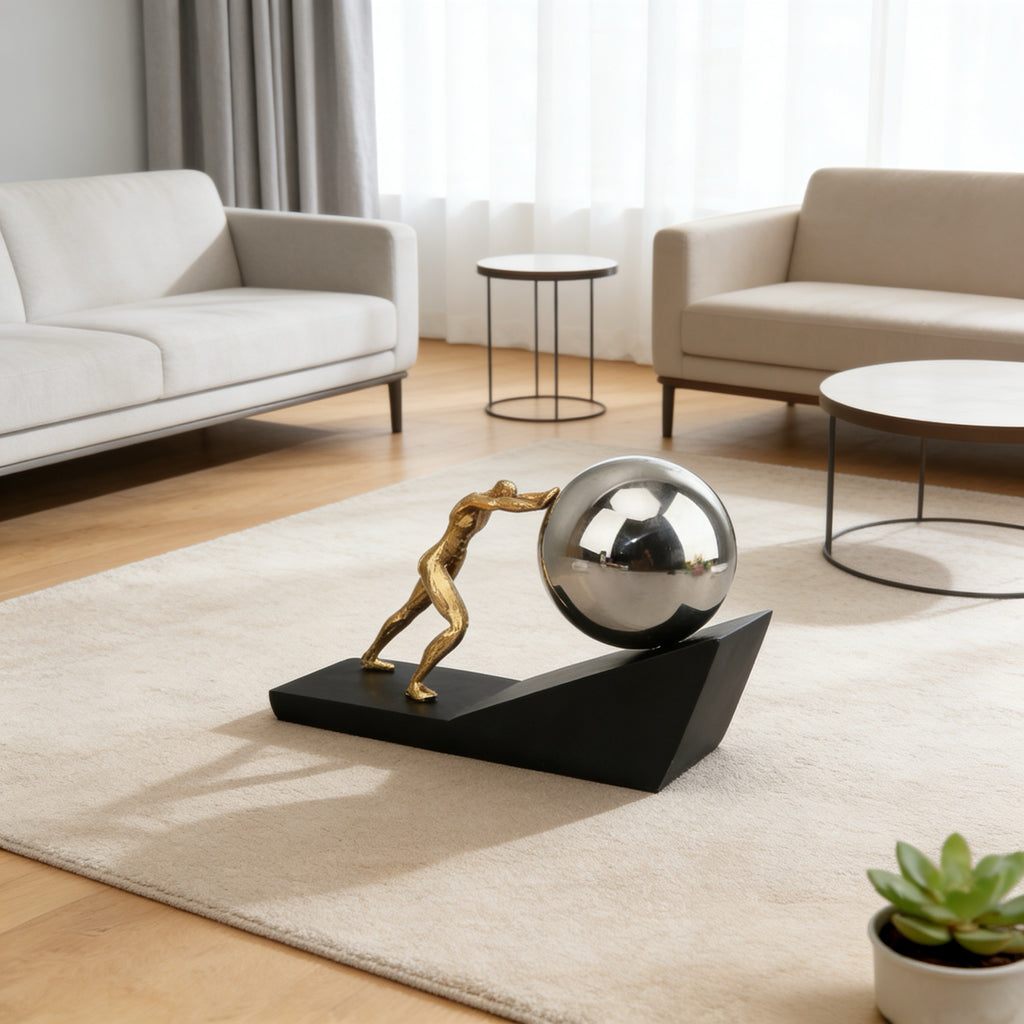 Contemporary Metal & Resin Sculpture #7126 - Limited Edition