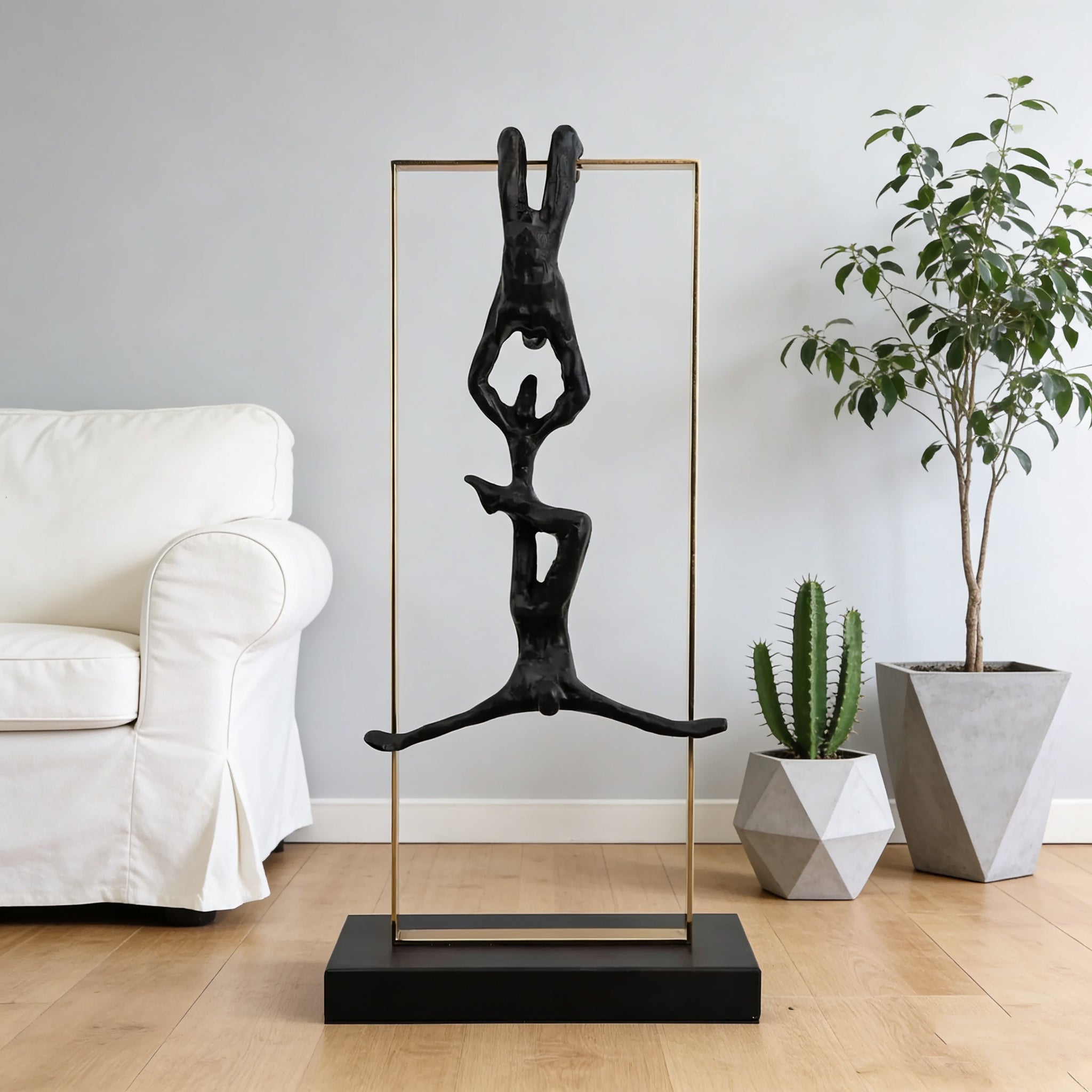 Weightlifting Metal Sculpture #7124 - Limited Edition